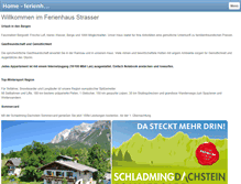 Tablet Screenshot of ferienhaus-strasser.com